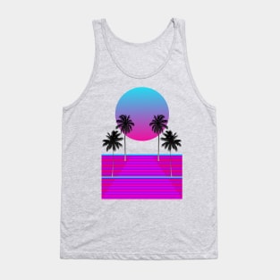 Summer Nights Are Calling - Pink Moonlight T-Shirts and Clothing Tank Top